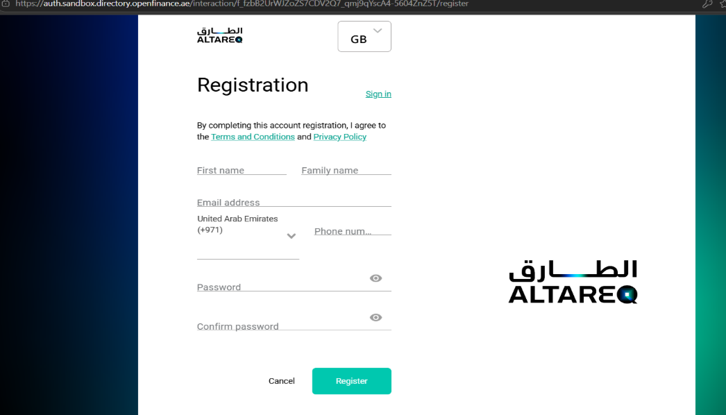 Complete Registration — use your invited email address
